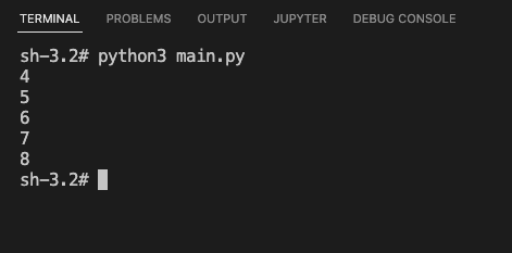 Python - Print Range using For loop