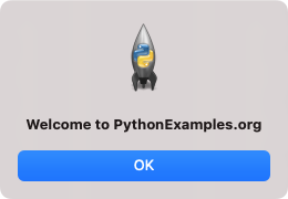 Show Information using messagebox in MacOS